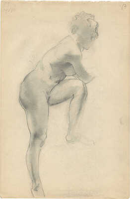 Такке Борис Александрович. Обнаженная (двухсторонняя работа)